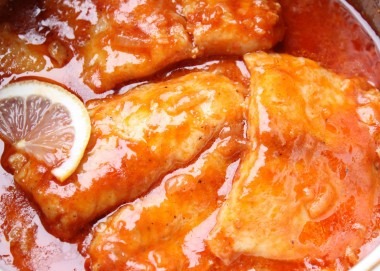 Receita de Peixe ao Molho de Tomates - Peixe-ao-molho-de-tomates-380x271