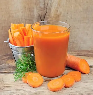 Receita de Valores Nutricionais da Cenoura - E-bom-saber-380x388