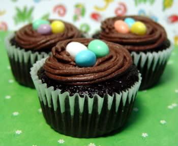 Receita de Cupcake Ninho de Aves - cupcake-ninho-de-aves