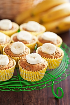 Receita de Muffins de Banana - muffins-de-banana