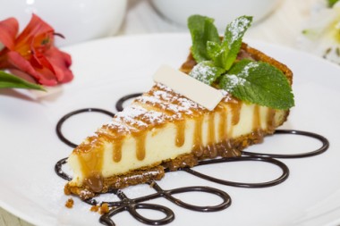 Receita de Cheesecake de Mel - Cheesecake-de-mel-380x253
