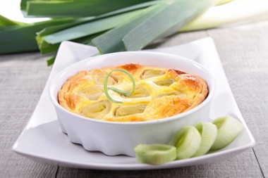 Receita de Quiche de Alho Poró - Quiche-de-alho-poró-380x253