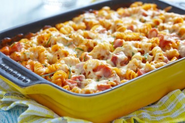 Receita de Macarrão ao Forno com Creme - Macarrão-ao-forno-380x254