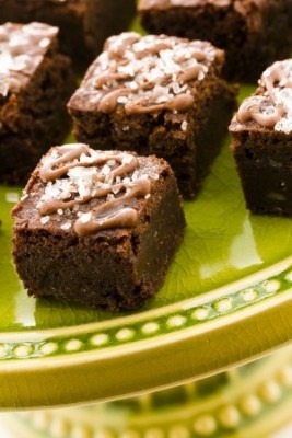 Receita de Mini Brownies - Minibrownies-267x400