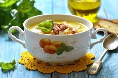 Receita de Sopa de Batata com Bacon - Sopa-de-batata-com-bacon-380x252