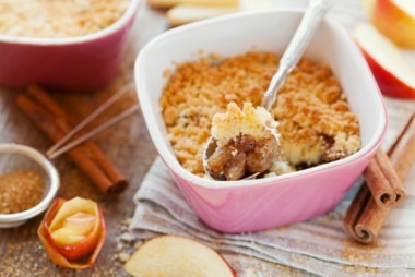 Receita de Crumble de Maçã - Crumble-de-maçã-380x254