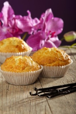 Receita de Bolinho de Baunilha - Bolinhos-de-baunilha-267x400