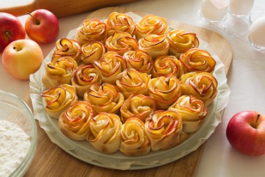 Receita de Rosas de Maçã - Rosas-de-maçã-380x254