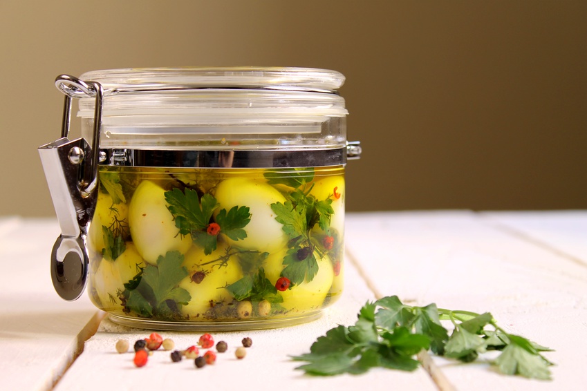 Receita de Ovos em Conserva Receitas de Mãe